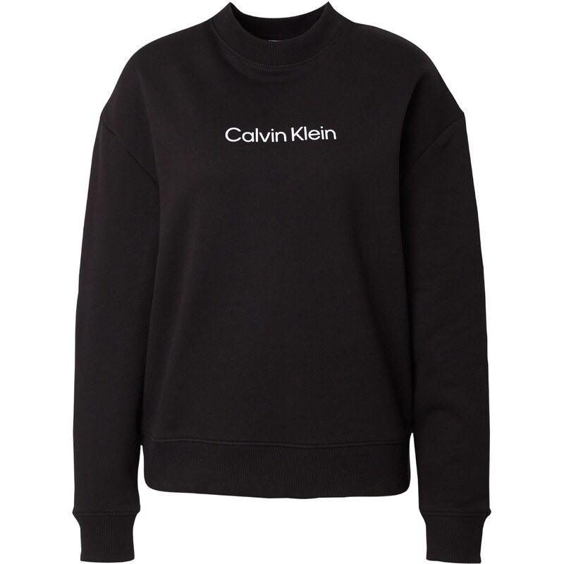 Calvin Klein Mikina Hero černá / bílá