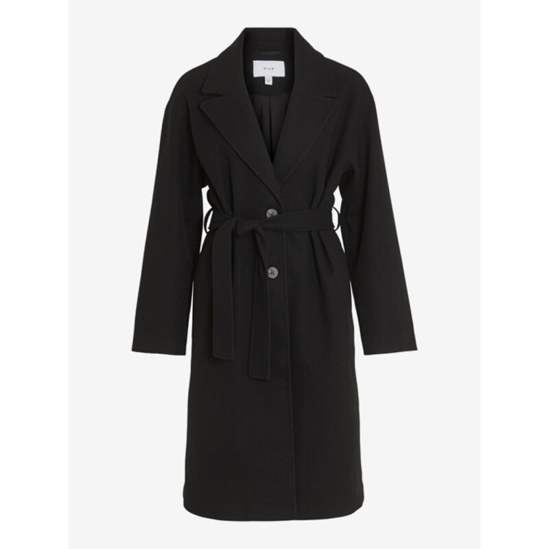 Černý dámský kabát VILA Poko - Dámské