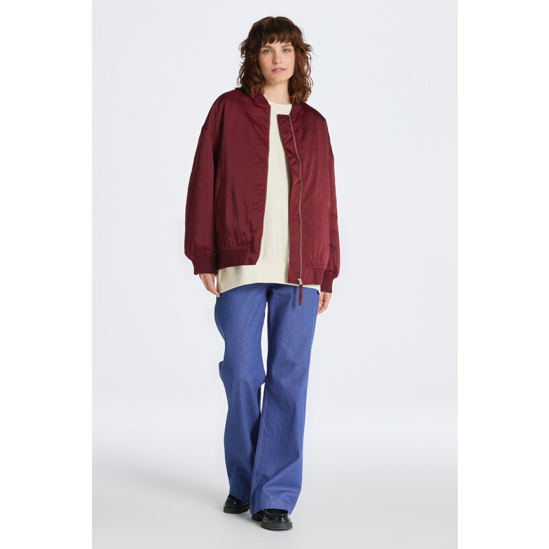 MIKINA GANT OVERSIZED G C-NECK SWEAT bílá XXS