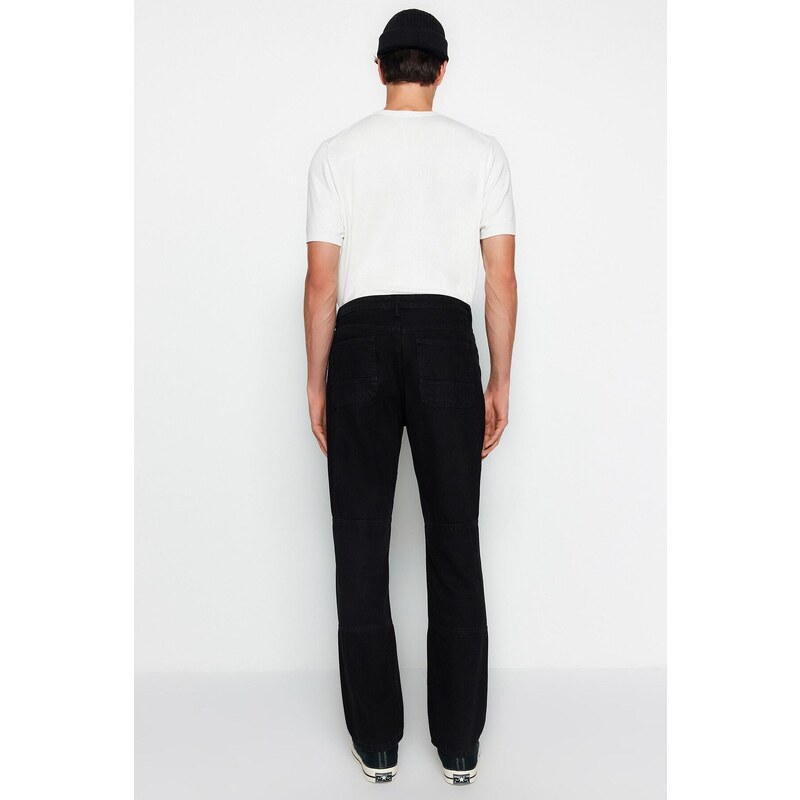 Trendyol Black Wide Cut Denim Jeans Jeans Trousers