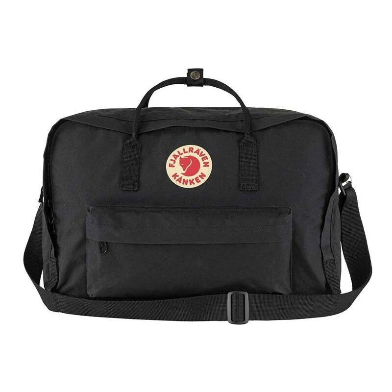 Batoh Fjallraven Kanken černá barva, velký, hladký, F23802.550