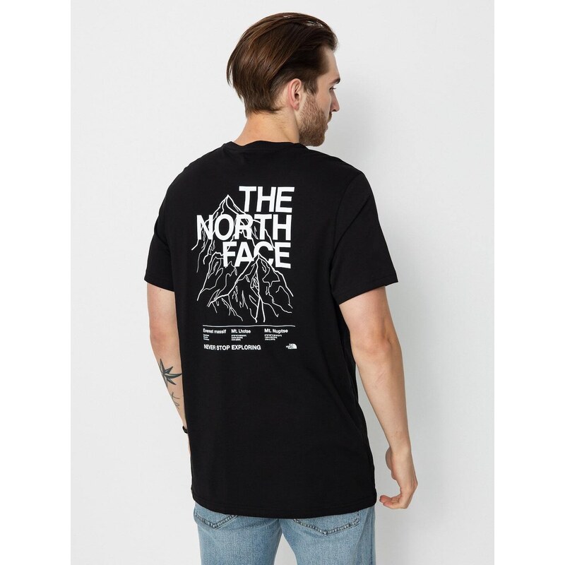 The North Face Mountain Outline (tnf black/tnf white)černá - GLAMI.cz
