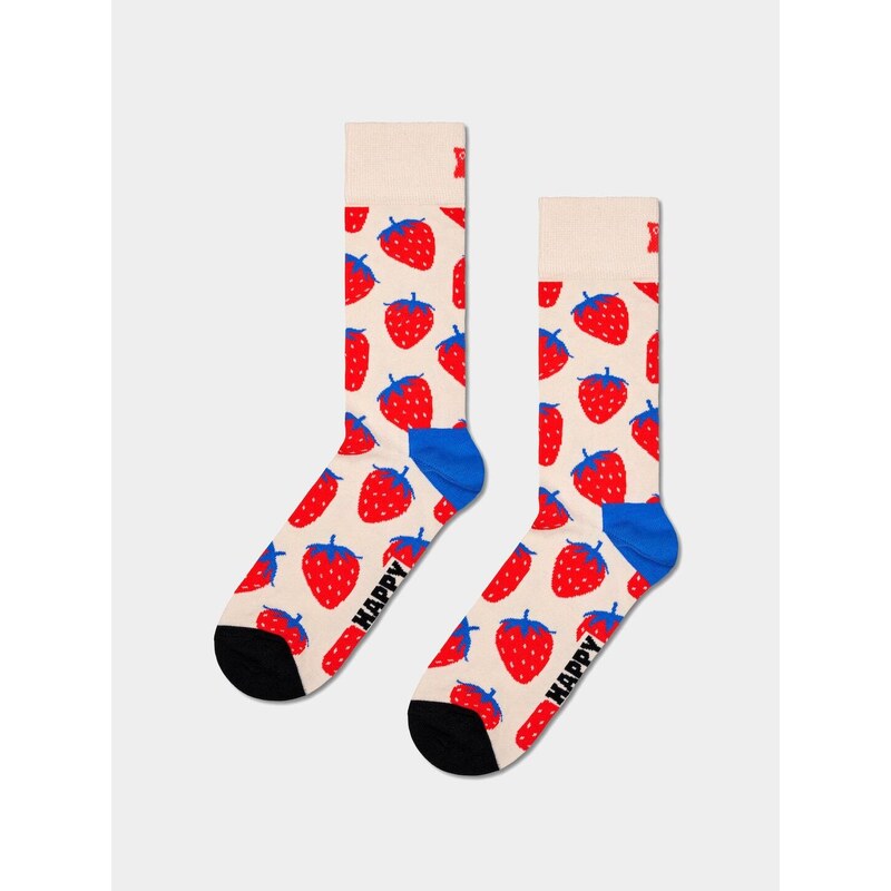 Happy Socks Strawberry (white)bílá