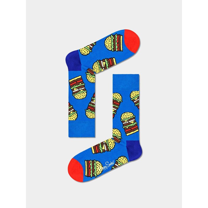 Happy Socks Burger (blue)modrá