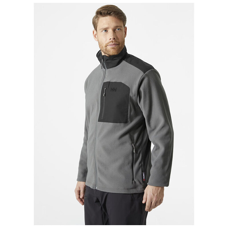 Pánská mikina HELLY HANSEN DAYBREAKER BLOCK JACKET 876 CONCRETE