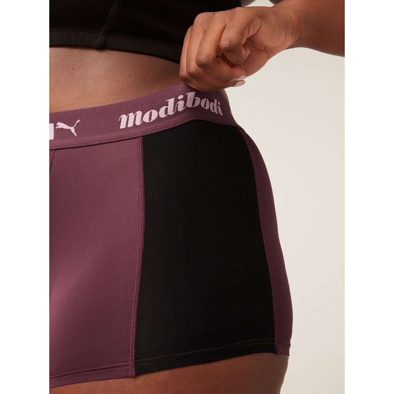 Menstruační kalhotky PUMA & Modibodi Active Boyshort Moderate-Heavy Grape (MODI4097G) XS