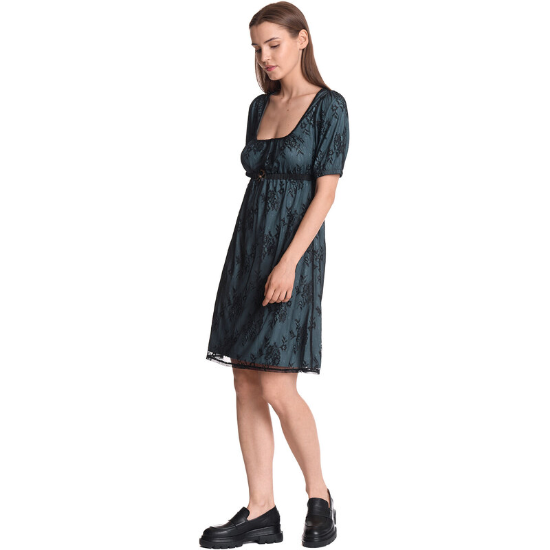 Regency - krajkové šaty černomodré Vive Maria
