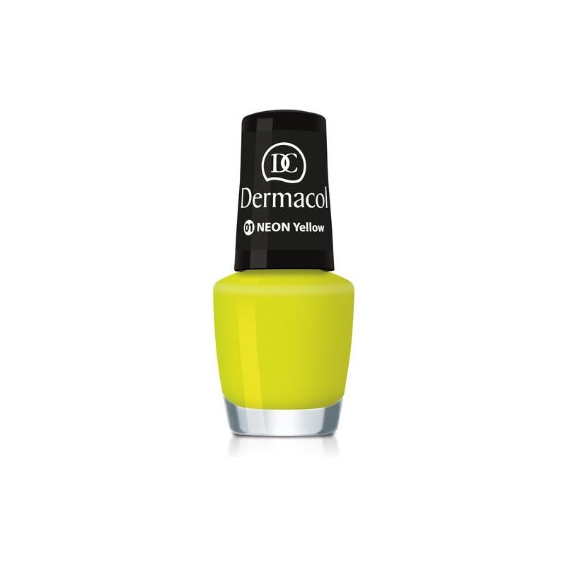 Dermacol Neon Polish 5ml Lak na nehty W - Odstín 01 yellow