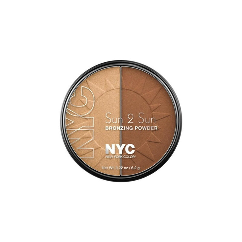 NYC New York Color Sun 2 Sun Bronzing Powder 6,2g Make-up W - Odstín 717A Bronze Gold