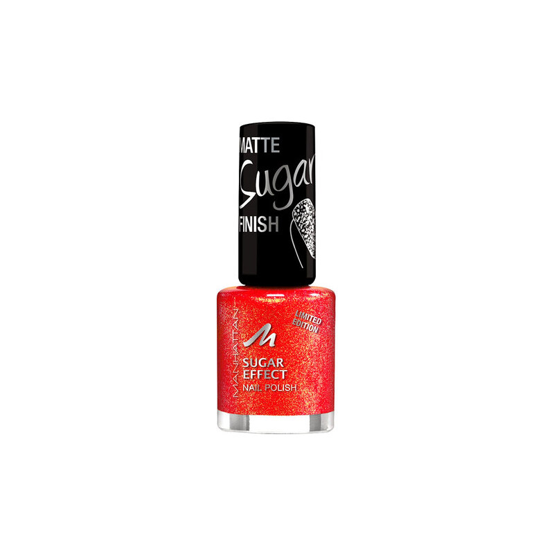 Manhattan Sugar Effect Nail Polish 8ml Lak na nehty W - Odstín 2 Give Me Sparkle