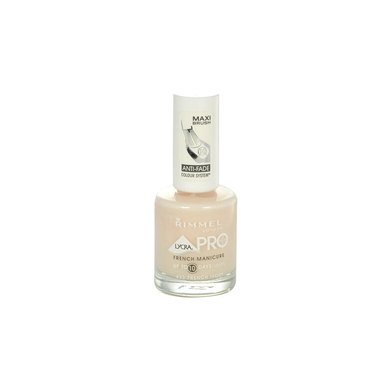 Rimmel London Lycra Pro French Manicure 12ml Lak na nehty W - Odstín 433 French Ivory