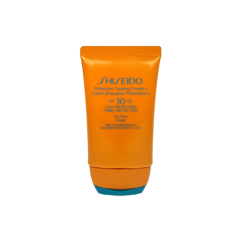Shiseido 10 Protective Tanning Cream SPF10 50ml Kosmetika na opalování W Krém na opalování obličeje