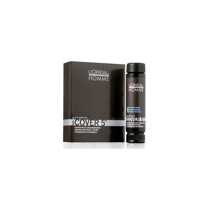 L´Oréal Paris Homme Cover 5 Hair Color 50ml Barva na vlasy M Barva na vlasy - odstín 6 Dark Blond tmavá blond - Odstín 6 Dark Blond tmavá blond