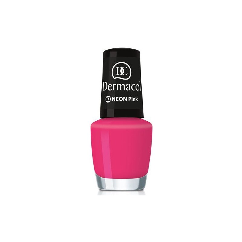 Dermacol Neon Polish 5ml Lak na nehty W - Odstín 03 pink