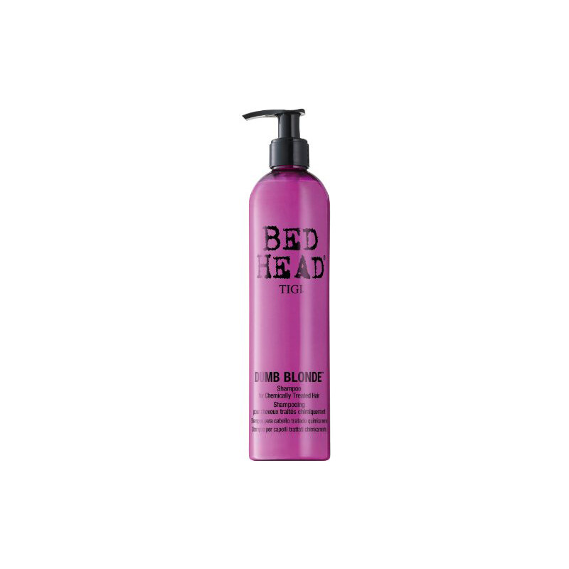 Tigi Bed Head Dumb Blonde Shampoo 400ml Šampon na poškozené, barvené vlasy W Šampon pro poškozené vlasy