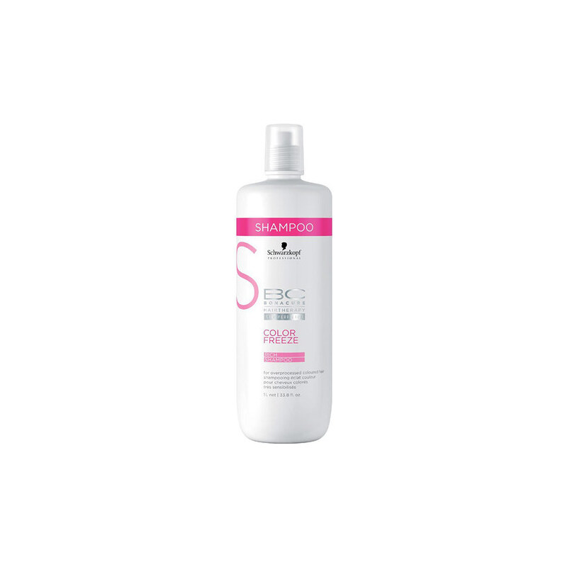Schwarzkopf BC Cell Perfector Color Freeze Rich Shampoo 1000ml Šampon na poškozené, barvené vlasy W