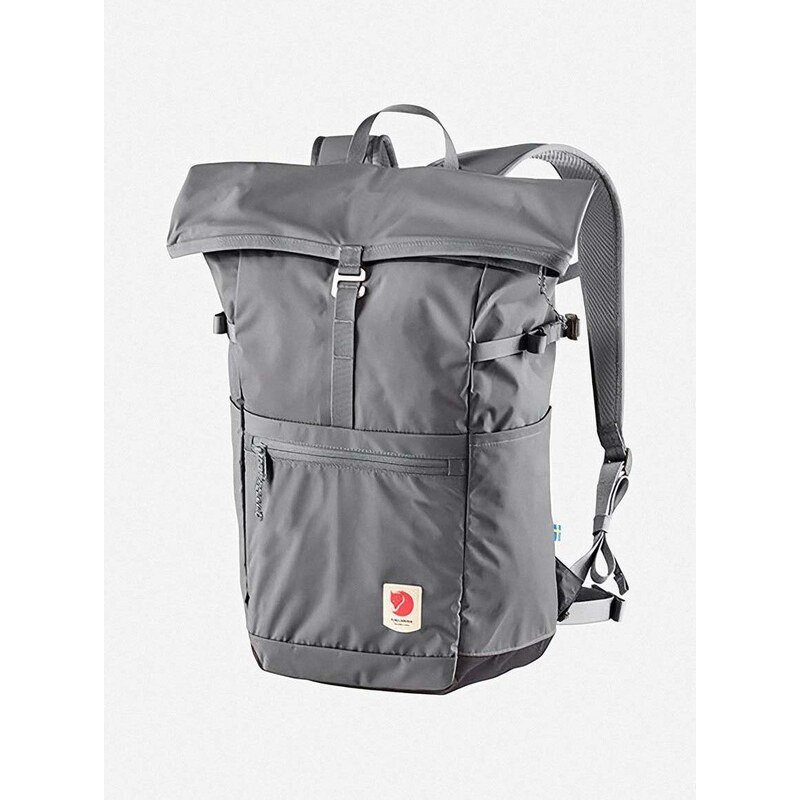 Batoh Fjallraven High Coast Foldsack 24 F23222 016 šedá barva, velký, hladký