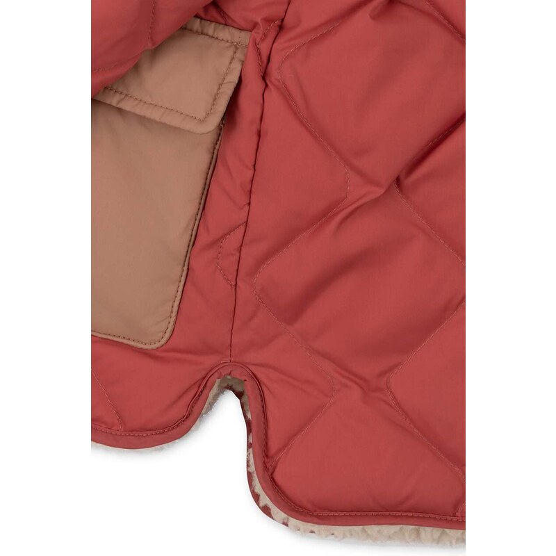 Dětská bunda Konges Sløjd červená barva