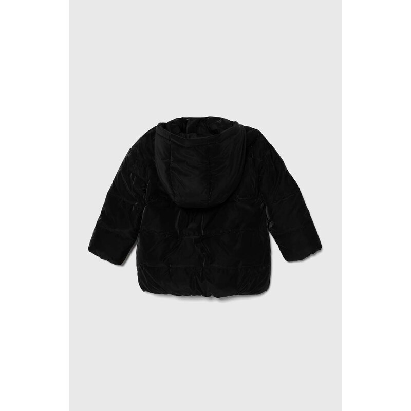 Dětská bunda Karl Lagerfeld černá barva