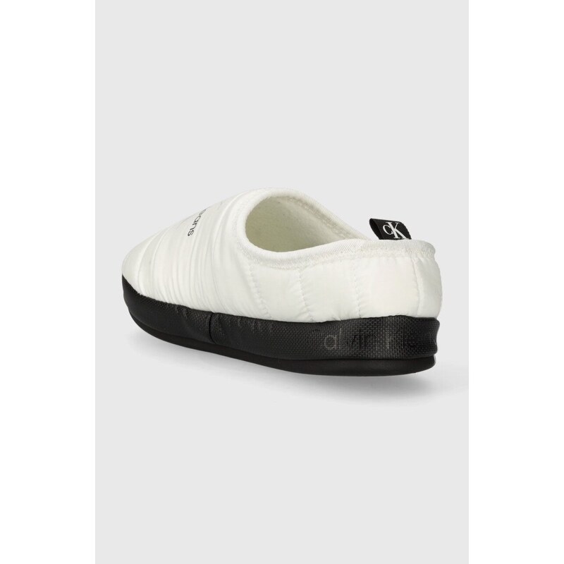 Pantofle Calvin Klein Jeans HOME SLIPPER MONO WN bílá barva, YW0YW00747