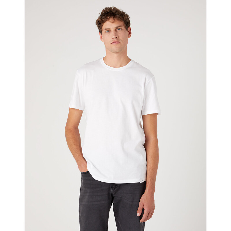 Tričko Wrangler 2 PACK TEE WHITE