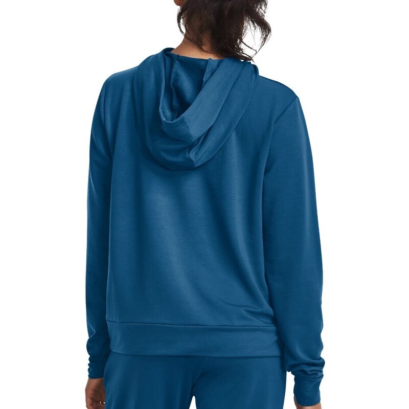 Under Armour Mikina s kapucí Rival Terry Hoodie-BLU dámské