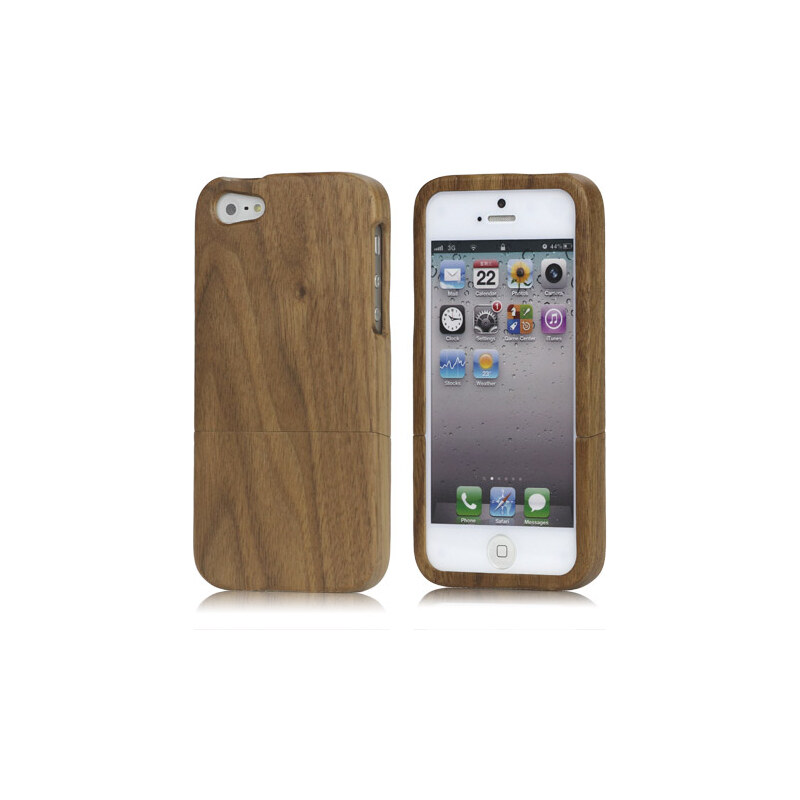 Pouzdro / kryt pro Apple iPhone 5 / 5S - dřevěný