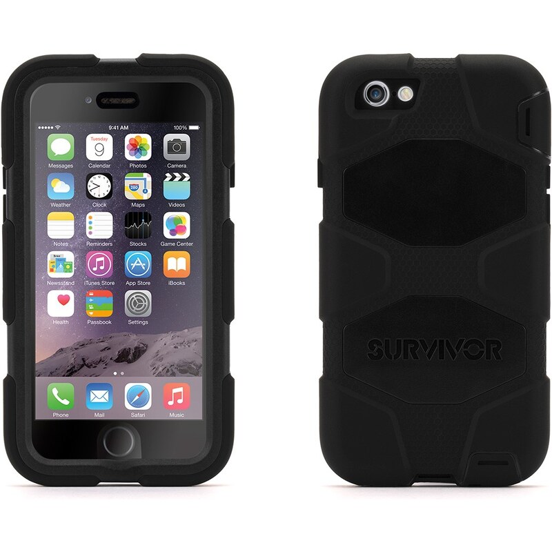Pouzdro / kryt pro Apple iPhone 6 / 6S - Griffin, Survivor Black