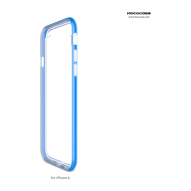 Pouzdro / kryt pro Apple iPhone 6 Plus / 6S Plus - Hoco, Double-color Blue - VÝPRODEJ