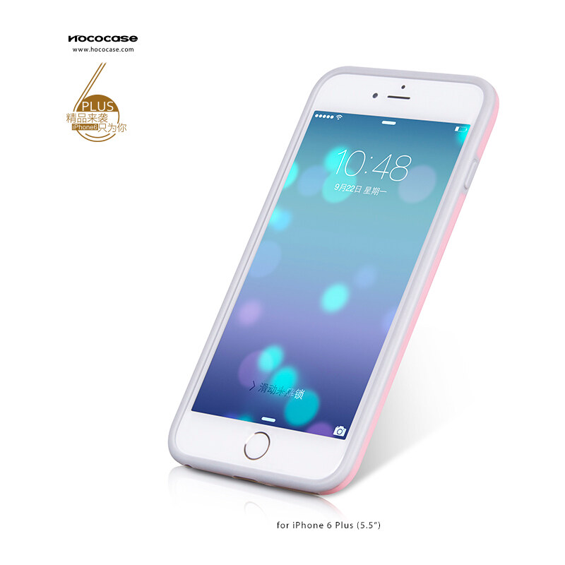 Bumper / ochranný rámeček pro Apple iPhone 6 Plus / 6S Plus - Hoco, Coupe Pink - VÝPRODEJ