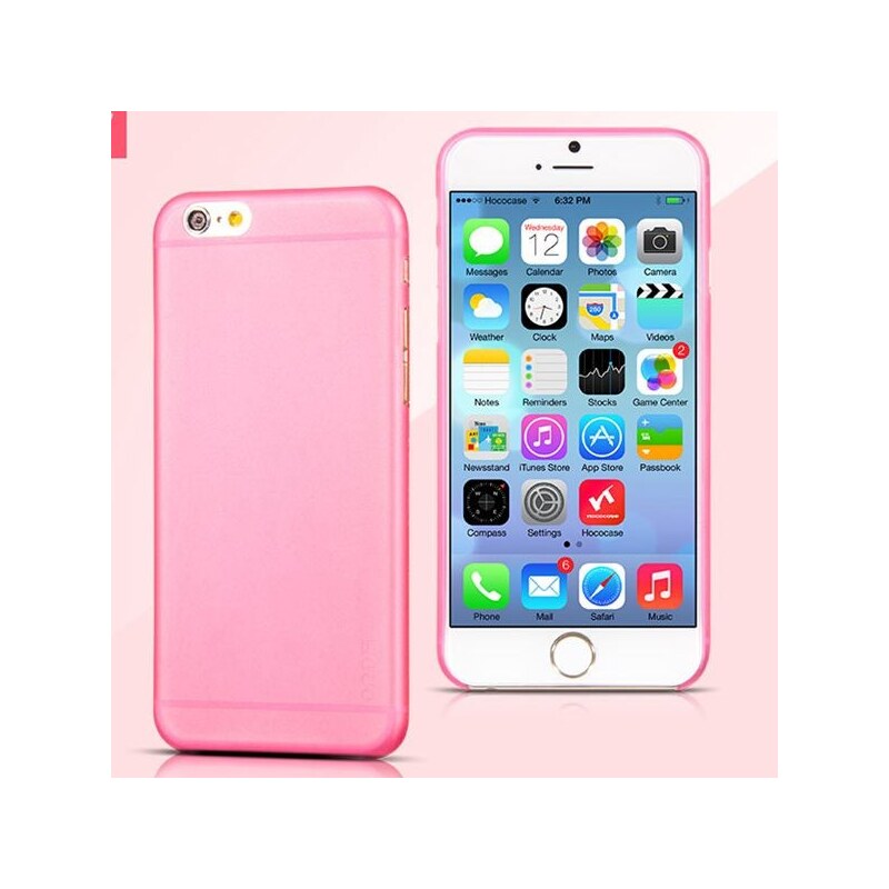Pouzdro / kryt pro Apple iPhone 6 / 6S - Hoco, ultratenký Pink - DOPRODEJ