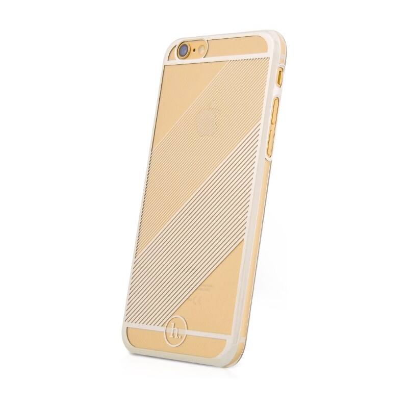 Pouzdro / kryt pro Apple iPhone 6 / 6S - Hoco, Diagonal Silver - VÝPRODEJ
