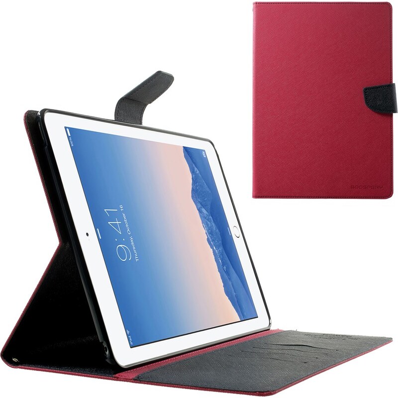 Mercury Pouzdro / kryt pro Apple iPad Air 2 - Fancy Diary, červenomodrý