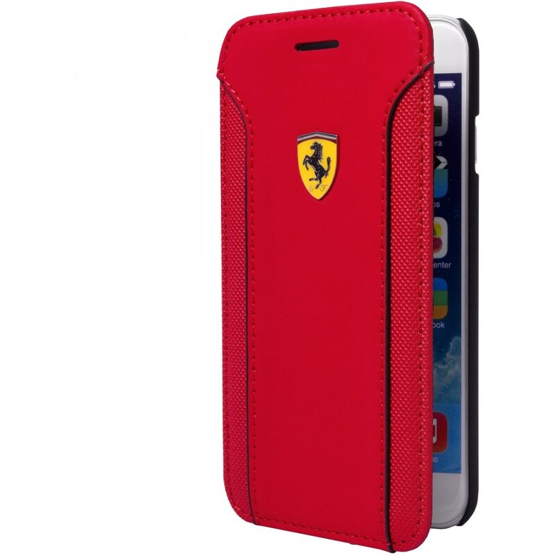 Pouzdro / kryt pro Apple iPhone 6 / 6S - Ferrari, Fiorano Book Red