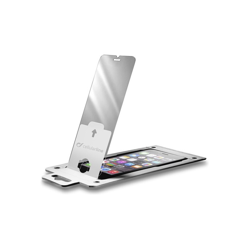 Tvrzené sklo pro Apple iPhone 6 / 6S - CellularLine, Glass EASY FIX s aplikátorem