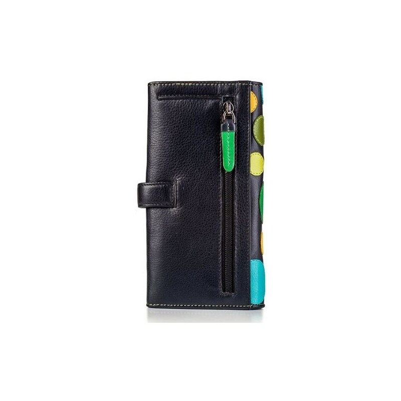 Visconti velká kožená peněženka puntíky a RFID