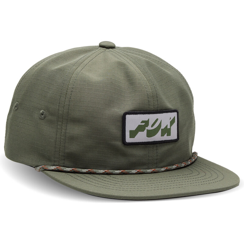 Pánská kšiltovka Fox Leo Adjustable Hat - Olive Green