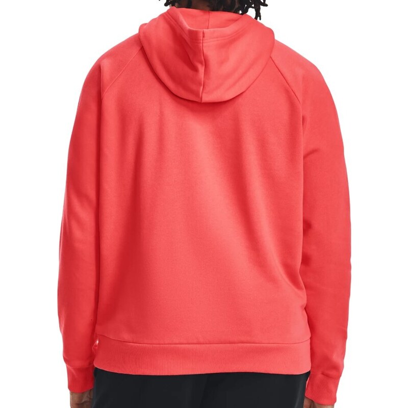 Mikina s kapucí Under Armour UA Rival Fleece Hoodie-RED 1379757-690