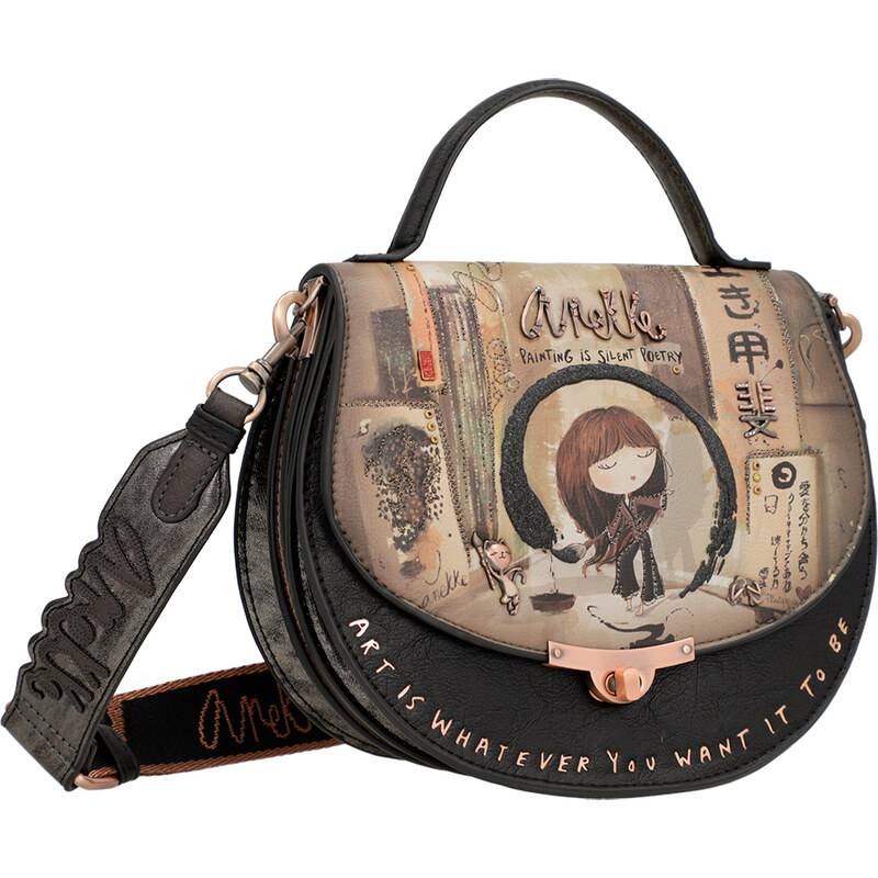 Anekke vintage crossbody kabelka Shoen Black