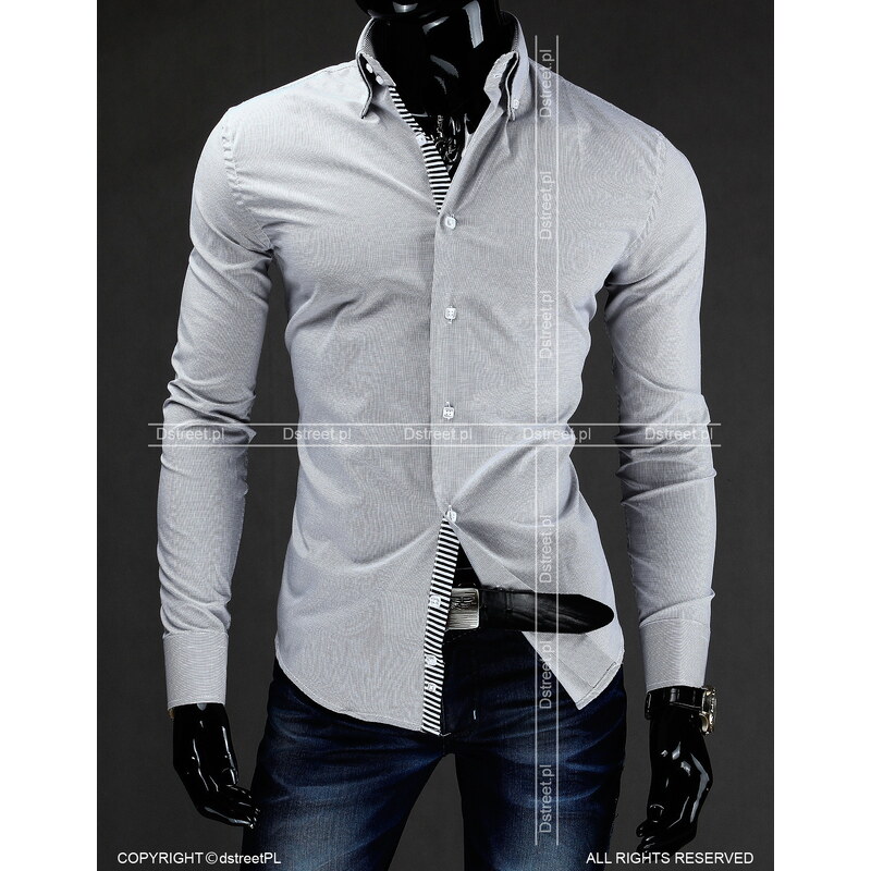 streetIN Pánská košile - šedá Velikost: XL