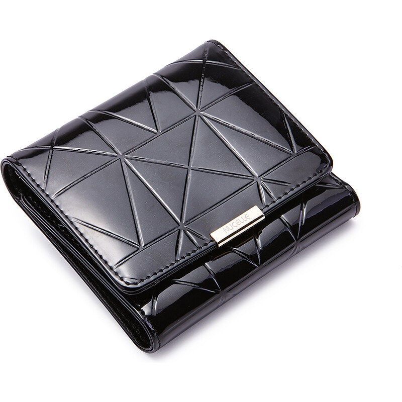 Malá dámská kožená peněženka Nucelle černá