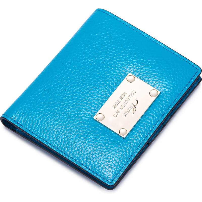 Dámská kožená mini peněženka Nucelle modrá
