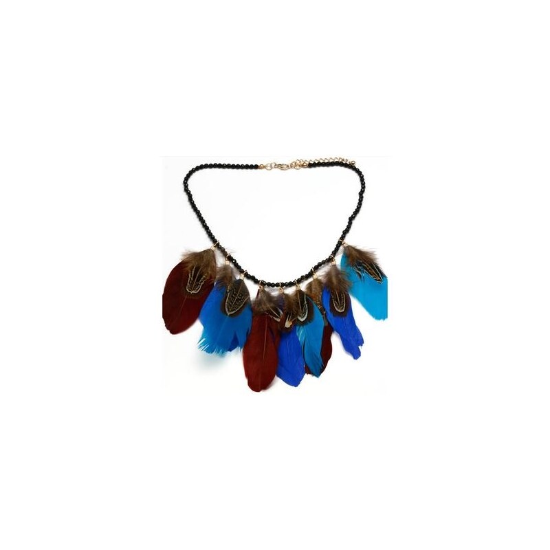 Fashion feather necklace