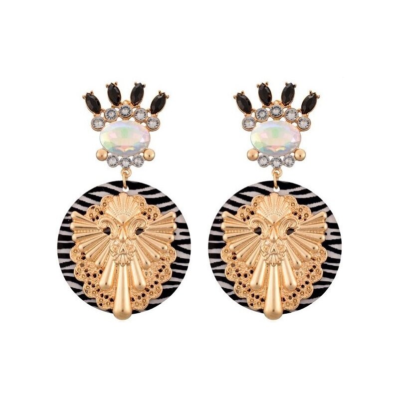 Wild animal Gold Earrings