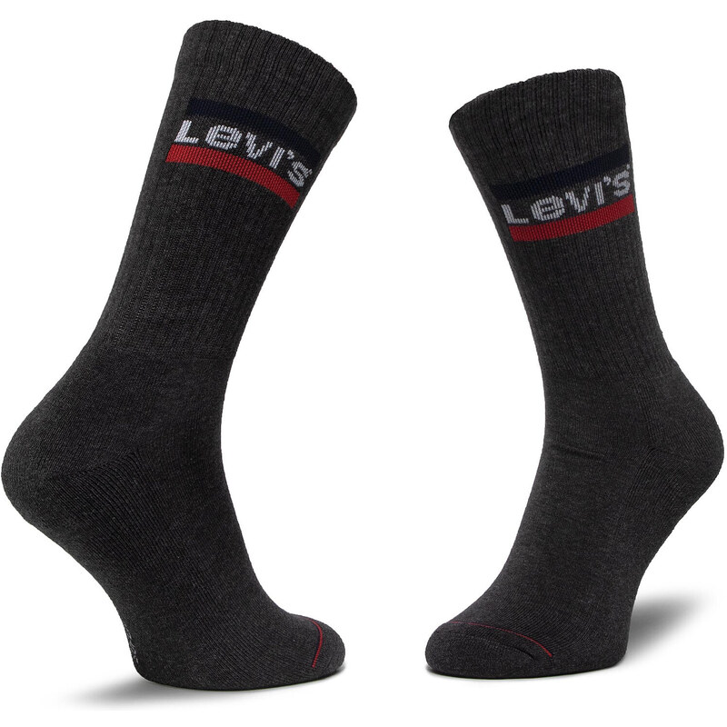 Sada 2 párů vysokých ponožek unisex Levi's