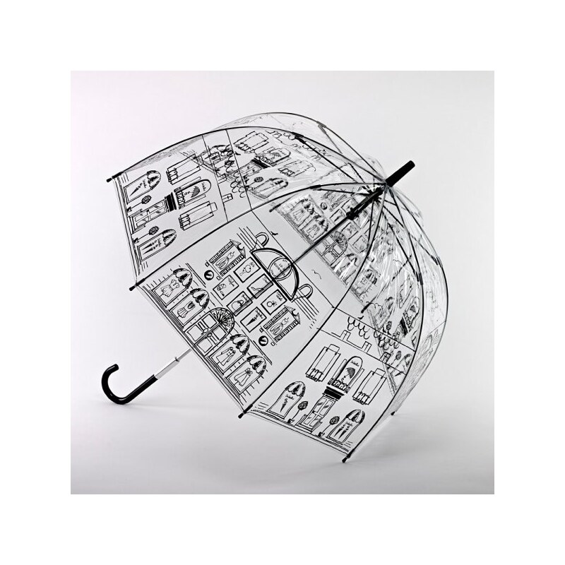 Průhledný deštník FULTON - STARÉ MĚSTEČKO