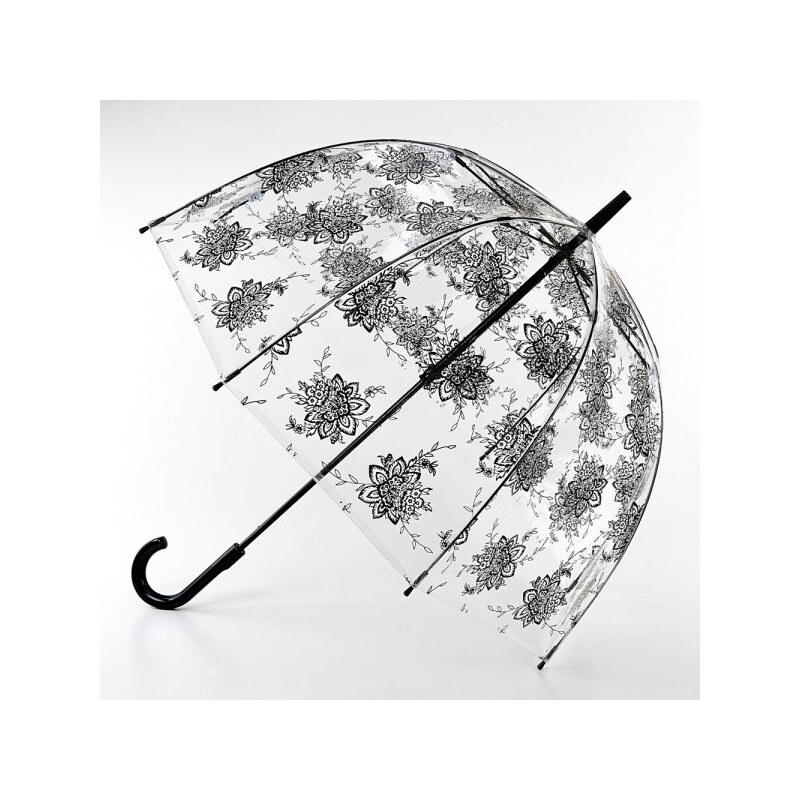 Průhledný deštník fulton BIRDCAGE-2 - FLORA