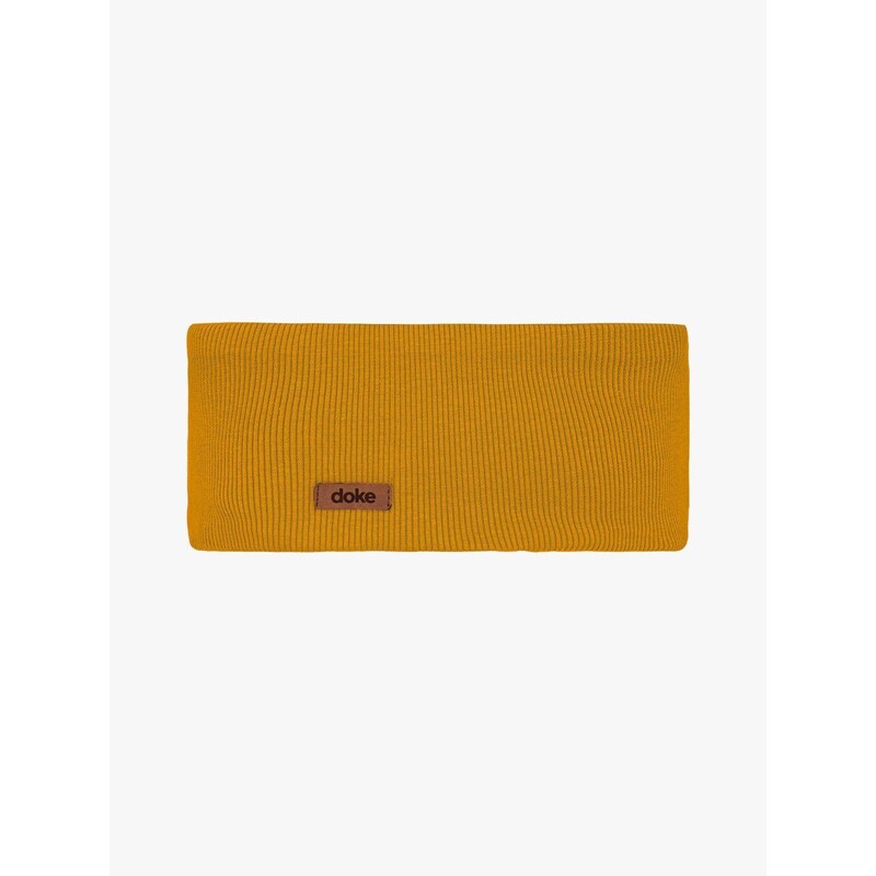 DOKE Čelenka organic rib brown 115005115