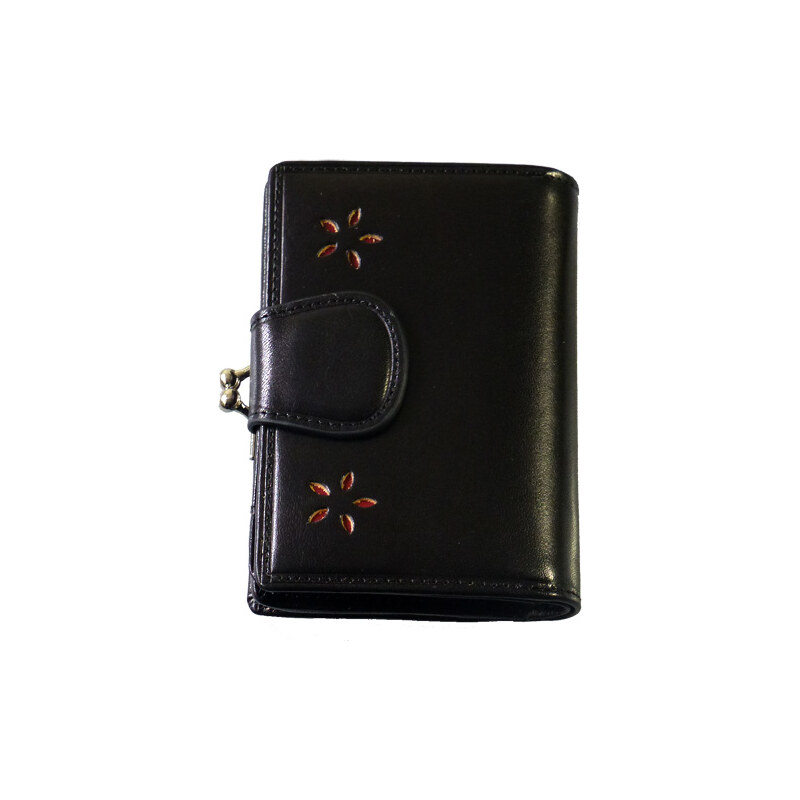Katana Dámská kožená peněženka - černá