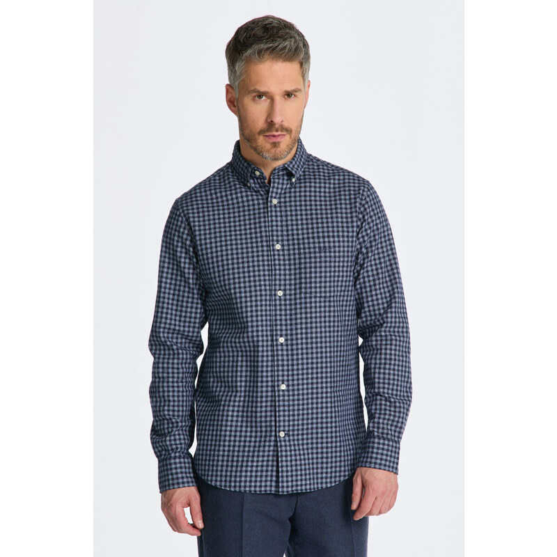 KOŠILE GANT REG JASPE GINGHAM SHIRT modrá M